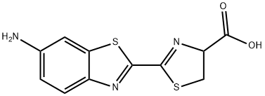 4,5-DIHYDRO-2[6-AMINO-2-BENZTHIAZOLYL]-4-THIAZOLE CARBOXYLIC ACID Structure