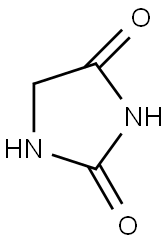 Hydantoin-5-13C,1-15N Struktur