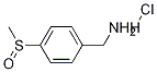 (4-(METHYLSULFINYL)PHENYL)METHANAMINE HCL Struktur