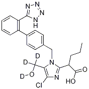Losartan-d3 Carboxylic Acid Struktur
