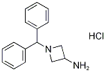 3-氨基-1-二苯甲基氮杂环丁烷盐酸盐 结构式