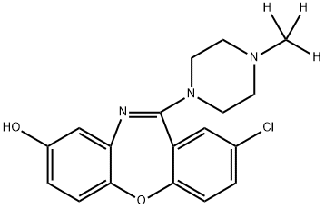 8-Hydroxy Loxapine-d3 化学構造式