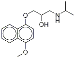 4-Methoxy Propranolol-d7 Struktur