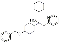 1-Cyclohexyl-1-(4-benzyloxycyclohexyl)-2-(2-pyridinyl)ethanol-d11
(Mixture of DiastereoMers) Struktur