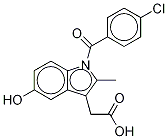 O-Desmethyl Indomethacin-d4 结构式