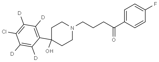 氟哌啶醇-D4氘代标记, 1189986-59-1, 结构式