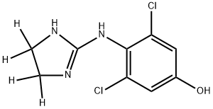 4-Hydroxy Clonidine-d4, 1189988-05-3, 结构式