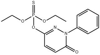 119-12-0 チオりん酸O-(1,6-ジヒドロ-6-オキソ-1-フェニルピリダジン-3-イル)O,O-ジエチル