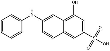 7-Anilino-1-naphthol-3-sulfonic acid Struktur