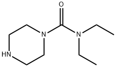 1-二乙氨基甲酰基哌嗪,119-54-0,结构式