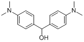 4,4'-ビス(ジメチルアミノ)ベンズヒドロール 化学構造式