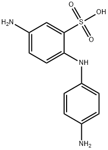 4,4'-二氨基二苯胺-2-磺酸,119-70-0,结构式