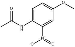 4-甲氧基-2-硝基乙酰苯胺, 119-81-3, 结构式