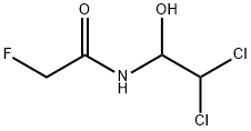 N-(2,2-Dichloro-1-hydroxyethyl)-2-fluoroacetamide,1190-33-6,结构式
