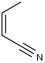 CIS-CROTONONITRILE,1190-76-7,结构式