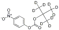 tert-Butyl-D9 4-Nitrophenyl Carbonate Struktur