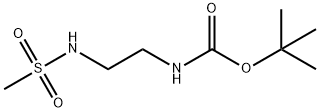 N-BOC-N'-Mesyl ethylenediaMine Struktur
