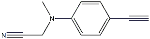 2-[(4-ethynylphenyl)MethylaMino]-acetonitrile Struktur