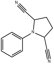 1-phenyl-2,5-Pyrrolidinedicarbonitrile Structure