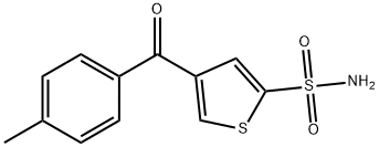 4-(4-Methylbenzoyl)-2-thiophenesulfonamide Structure