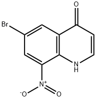 6-BroMo-8-nitroquinolin-4(1H)-one Struktur