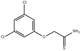 2-(3,5-DICHLOROPHENOXY)ETHANETHIOAMIDE Struktur