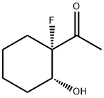 Ethanone, 1-(1-fluoro-2-hydroxycyclohexyl)-, trans- (9CI) Struktur