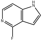 4-氟-5-氮杂吲哚 结构式