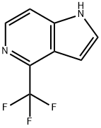 1H-Pyrrolo[3,2-c]pyridine, 4-(trifluoroMethyl)- Struktur