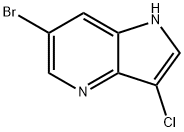 6-溴-3-氯4-氮杂吲哚 结构式