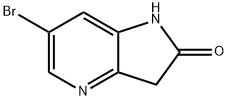 6-溴4-氮杂-吲哚-2-酮,1190319-62-0,结构式