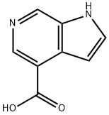 1H-Pyrrolo[2,3-c]pyridine-4-carboxylic acid Struktur