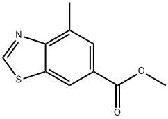 4-Methyl-6-Benzothiazolecarboxylic acid methyl ester Struktur