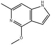1H-Pyrrolo[3,2-c]pyridine, 4-Methoxy-6-Methyl- Struktur