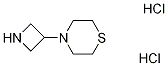 4-(Azetidin-3-yl)thiomorpholine dihydrochloride Struktur