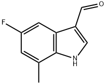 5-氟-7-甲基-吲哚-3-甲醛,1190321-22-2,结构式