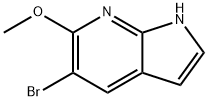 5-Bromo-6-methoxy-7-azaindole Struktur