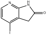 2H-Pyrrolo[2,3-b]pyridin-2-one,1,3-dihydro-4-iodo- Structure