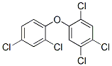 2,2′,4,4′,5-ペンタクロロジフェニルエーテル 化学構造式