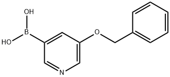 5-苄氧基吡啶-3-硼酸, 1190423-61-0, 结构式