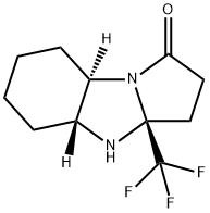 3a-(TrifluoroMethyl)decahydro-1H-benzo[d]pyrrolo[1,2-a]iMidazol-1-one Structure