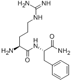 ARG-PHE-NH2 化学構造式