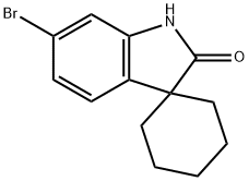 6'-Bromo-1',2'-dihydrospiro[cyclohexane-1,3'-indole]-2'-one Structure