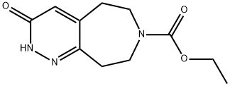 2,3,5,6,8,9-六氢-3-氧代-7H-哒嗪并[3,4-D]氮杂卓-7-羧酸乙酯, 1190897-26-7, 结构式