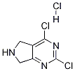 2,4-ジクロロ-6,7-ジヒドロ-5H-ピロロ[3,4-D]ピリミジン塩酸塩 化学構造式