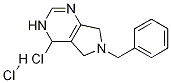 6-Benzyl-4-chloro-4,5,6,7-tetrahydro-3H-pyrrolo[3,4-d]pyrimidine hydrochloride Struktur