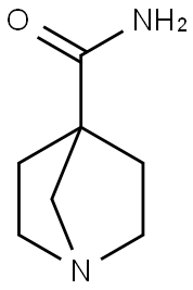 1-Azabicyclo[2.2.1]heptane-4-carboxamide(9CI) 结构式