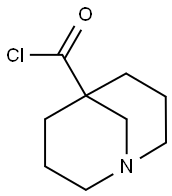 1-Azabicyclo[3.3.1]nonane-5-carbonyl chloride (9CI) Structure