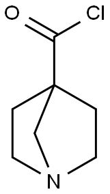 1-Azabicyclo[2.2.1]heptane-4-carbonyl chloride (9CI) 结构式