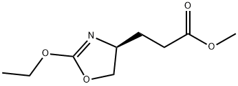 4-Oxazolepropanoicacid,2-ethoxy-4,5-dihydro-,methylester,(S)-(9CI) Struktur